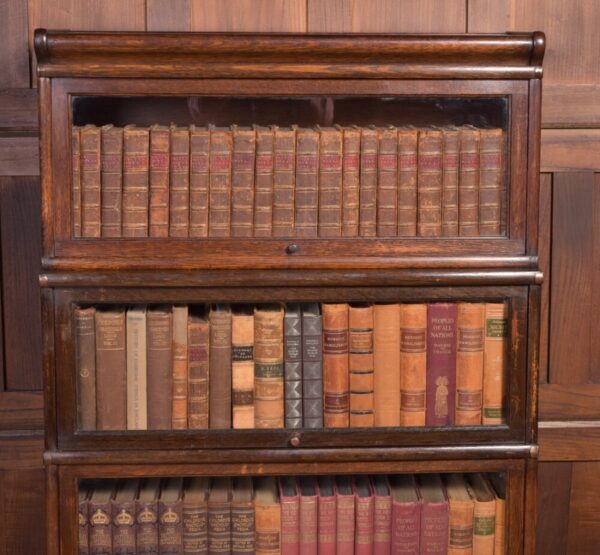 Edwardian Oak Globe Wernicke 5 Section Bookcase SAI2211 Antique Furniture 19