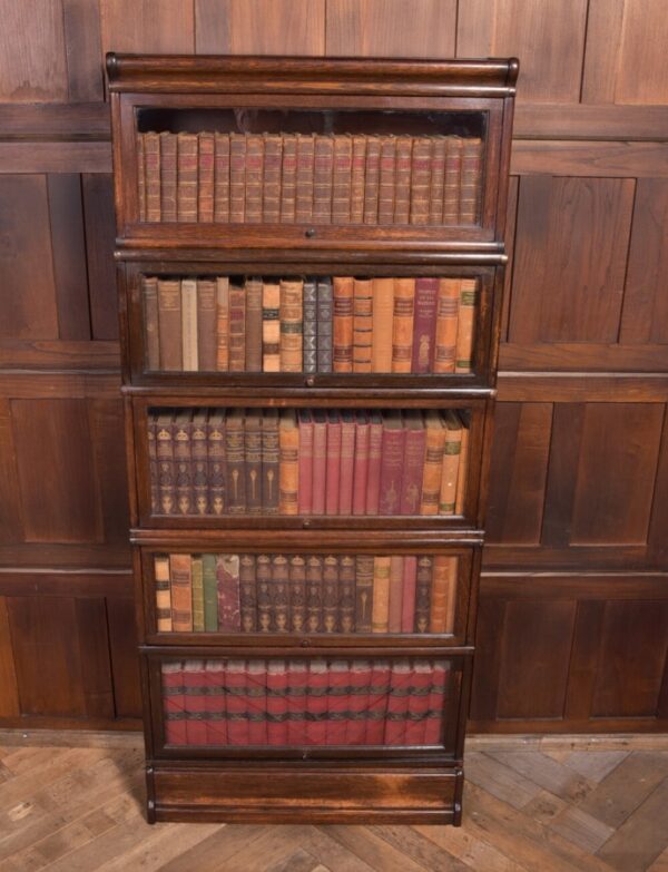 Edwardian Oak Globe Wernicke 5 Section Bookcase SAI2211 Antique Furniture 14