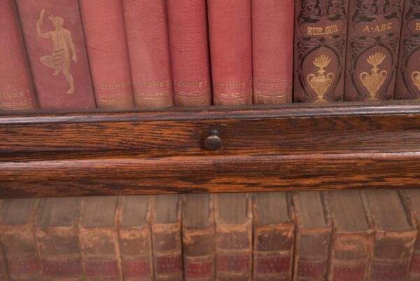 Edwardian Oak Globe Wernicke 3 Sectional Bookcase SAI2212 Antique Furniture 14