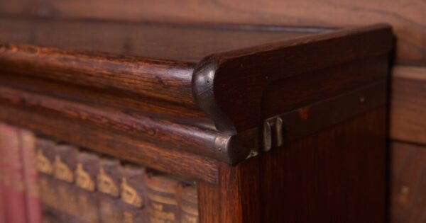 Edwardian Oak Globe Wernicke 3 Sectional Bookcase SAI2212 Antique Furniture 4
