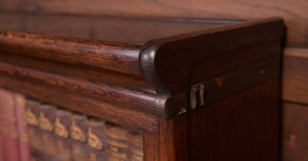 Edwardian Oak Globe Wernicke 3 Sectional Bookcase SAI2212 - Image 2
