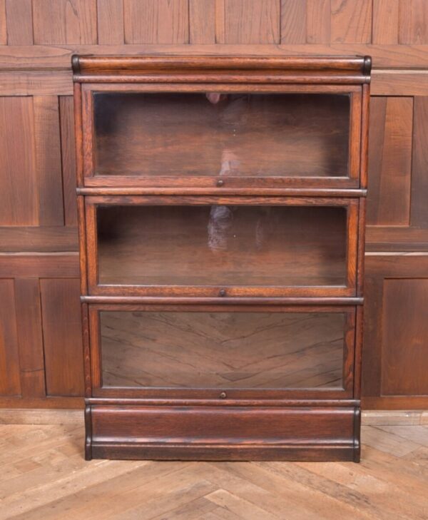 Edwardian Oak Globe Wernicke 3 Sectional Bookcase SAI2212 Antique Furniture 5