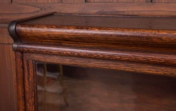 Edwardian Oak Globe Wernicke 3 Sectional Bookcase SAI2212 - Image 5