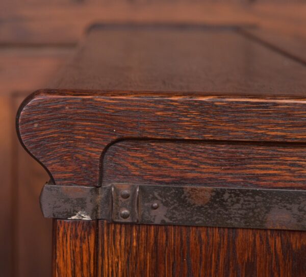 Edwardian Oak Globe Wernicke 3 Sectional Bookcase SAI2212 - Image 16