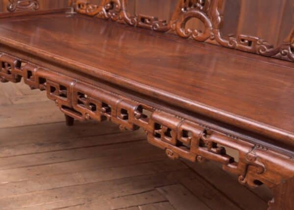 Stunning 19th Century Hardwood Carved Chinese Bench SAI2214 Antique Furniture 10