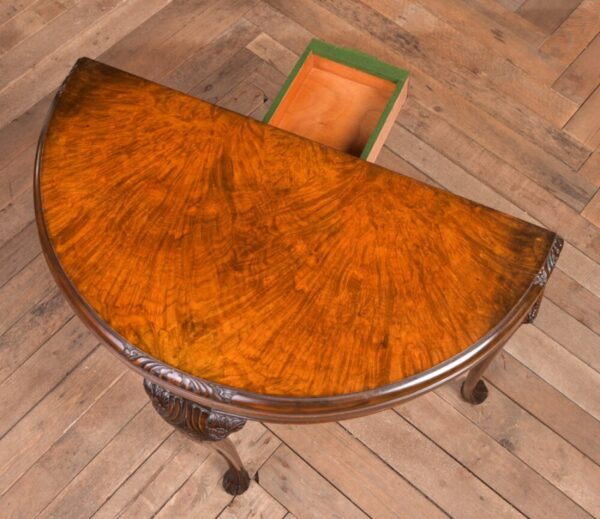 Edwardian Walnut Fold Over Card Table SAI2216 - Image 10