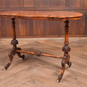 Victorian Burr Walnut Inlaid Table SAI2220 Antique Furniture