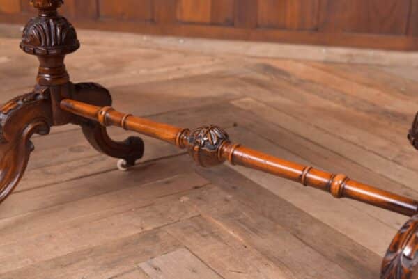Victorian Burr Walnut Inlaid Table SAI2220 - Image 3