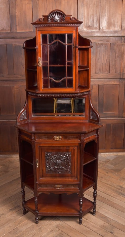 Edwardian Mahogany Corner Cabinet SAI2222 Antique Furniture 3