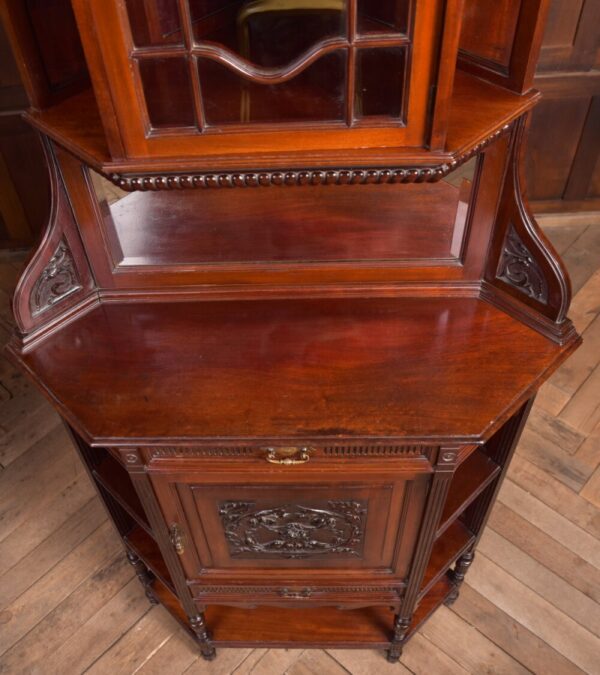 Edwardian Mahogany Corner Cabinet SAI2222 - Image 12