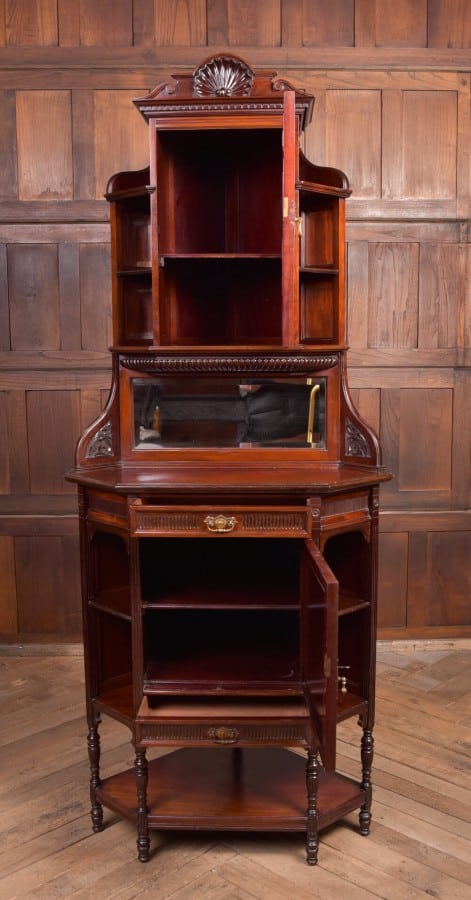 Edwardian Mahogany Corner Cabinet SAI2222 Antique Furniture 13