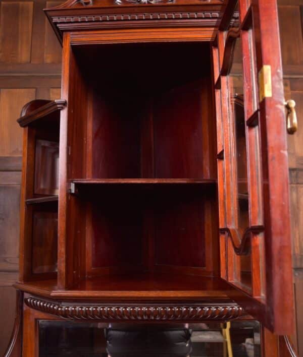 Edwardian Mahogany Corner Cabinet SAI2222 - Image 9
