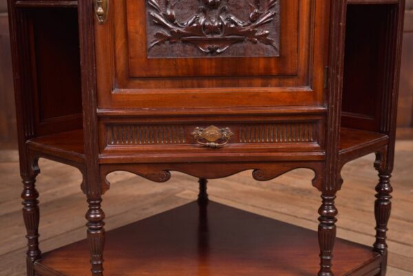 Edwardian Mahogany Corner Cabinet SAI2222 - Image 18