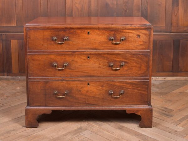 Handsome Georgian Mahogany 3 Drawer Chest SAI2224 Antique Furniture 11