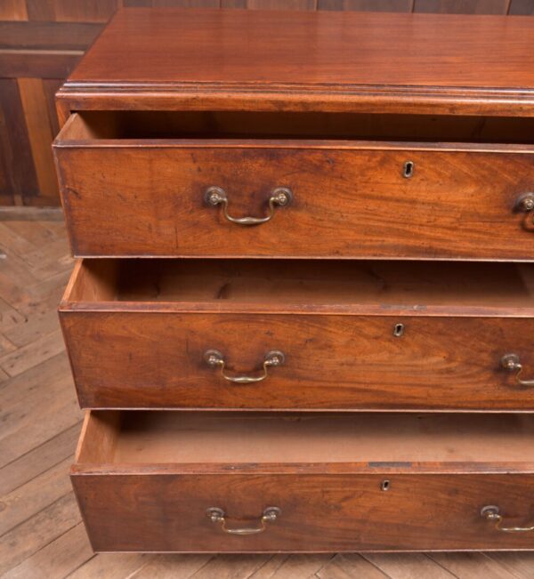 Handsome Georgian Mahogany 3 Drawer Chest SAI2224 Antique Furniture 9