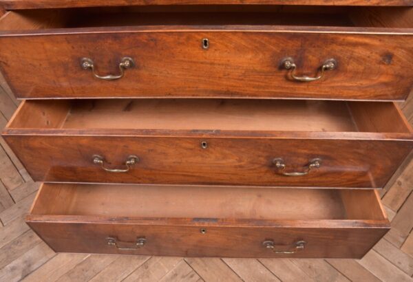 Handsome Georgian Mahogany 3 Drawer Chest SAI2224 - Image 4