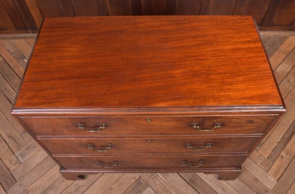 Handsome Georgian Mahogany 3 Drawer Chest SAI2224 Antique Furniture 4