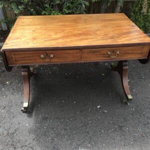 Sofa Table Free Standing Draws Either Side Antique Mahogany Furniture Antique Furniture