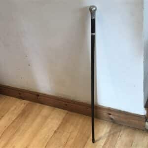 Superb gentleman’s walking stick sword stick with silver handle Miscellaneous