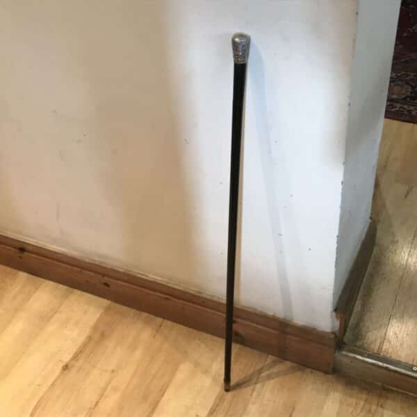 Gentleman’s walking stick sword stick with silver handle