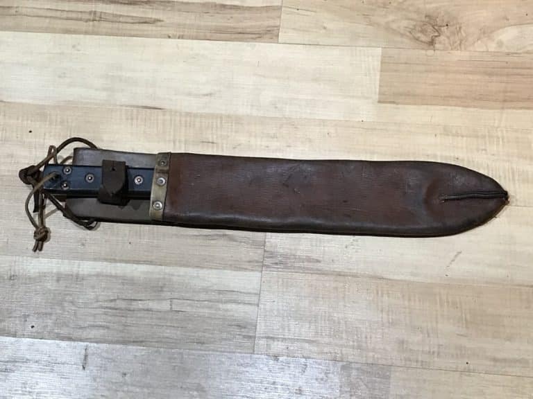 British Army Jungle Machete & Scabbard 1944-5