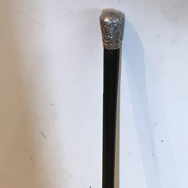 Gentleman’s walking stick sword stick with silver handle - Image 2