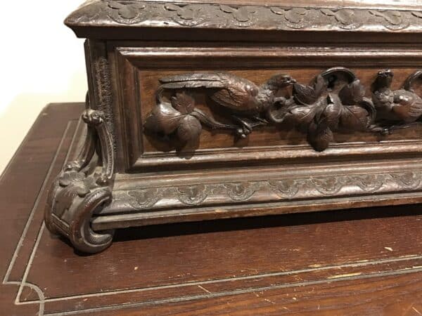 Jewels box Black Forest stunning carved Antique Boxes 6