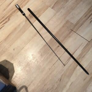 Gentleman’s walking stick sword stick with silver mounts Miscellaneous
