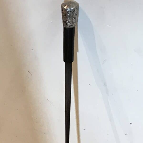 Gentleman’s walking stick sword stick with silver handle - Image 5