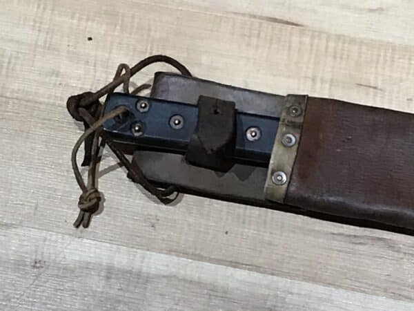 British Army Jungle Machete & Scabbard 1944-5 - Image 6