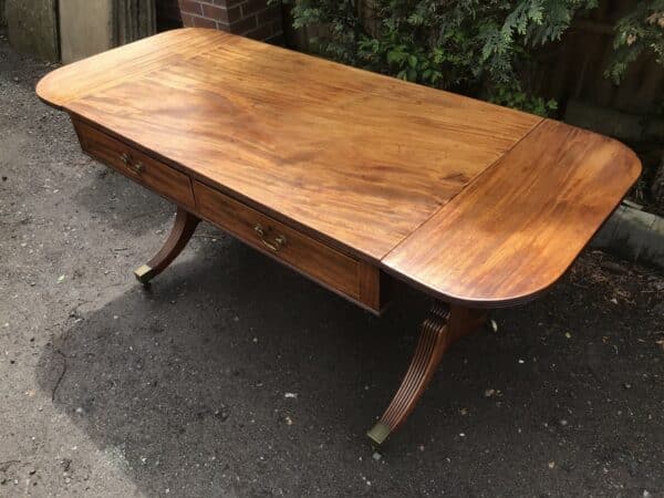 Sofa Table Free Standing Draws Either Side - Image 6