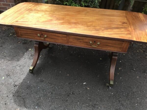 Sofa Table Free Standing Draws Either Side Antique Mahogany Furniture Antique Furniture 9