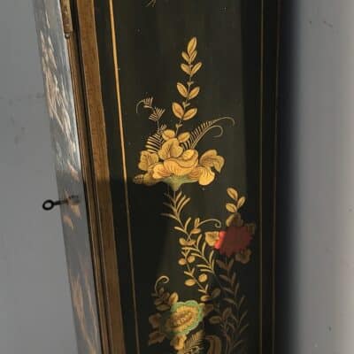 SOLD Grandmothers clock, chinoiserie paintings stunning work Antique Clocks 10