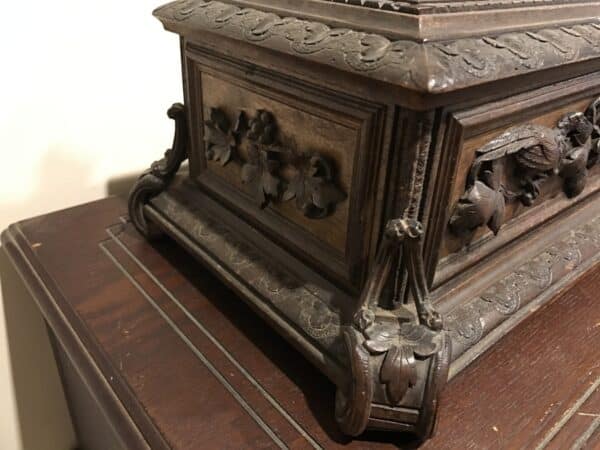 Jewels box Black Forest stunning carved Antique Boxes 11