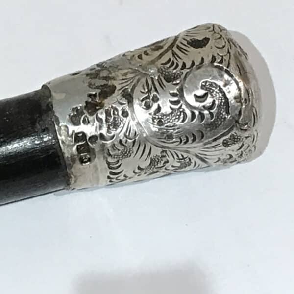 Gentleman’s walking stick sword stick with silver handle - Image 12