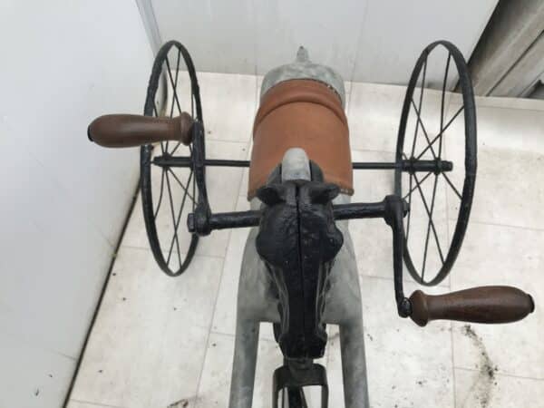 Victorian child’s self propelled tricycle horse - Image 11