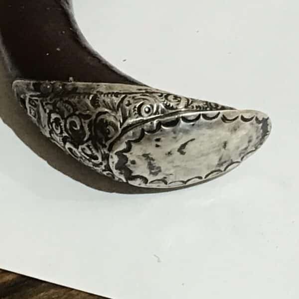 Gentleman’s walking stick sword stick with silver mounts - Image 13