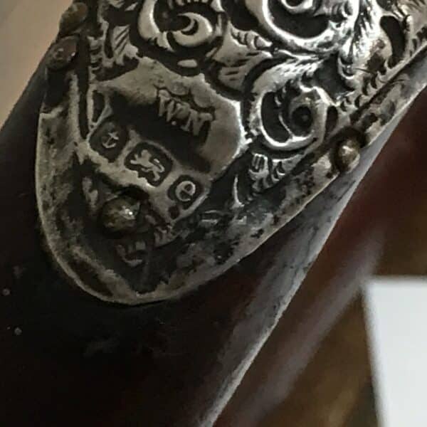 Gentleman’s walking stick sword stick with silver mounts - Image 15