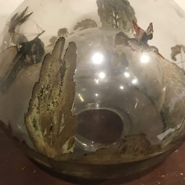 Unique Victorian glass painted imaginary - Image 14