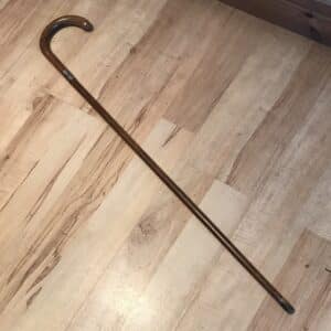 Gentleman’s walking stick sword stick with silver collar Miscellaneous