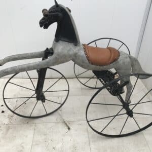 Victorian child’s self propelled tricycle horse Miscellaneous