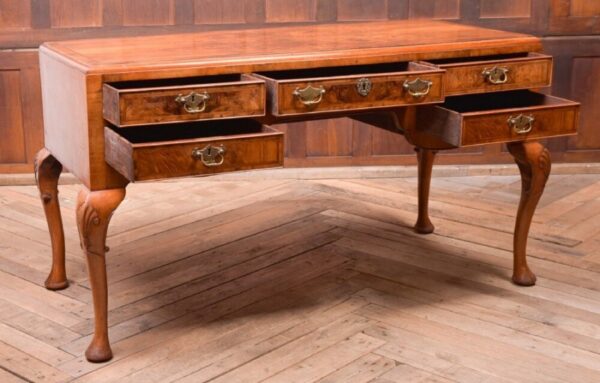 Wonderful Edwardian Figured Walnut Writing Desk SAI2050 - Image 8