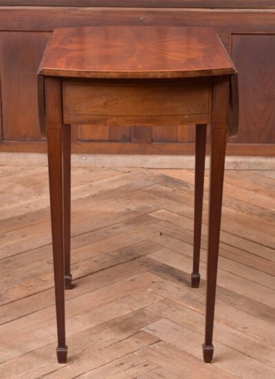 Edwardian Mahogany Drop Leaf Occasional Table SAI2251 Antique Furniture 7