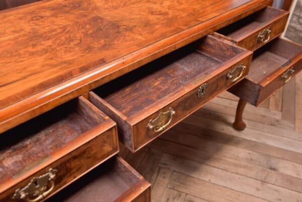 Wonderful Edwardian Figured Walnut Writing Desk SAI2050 Antique Furniture 17