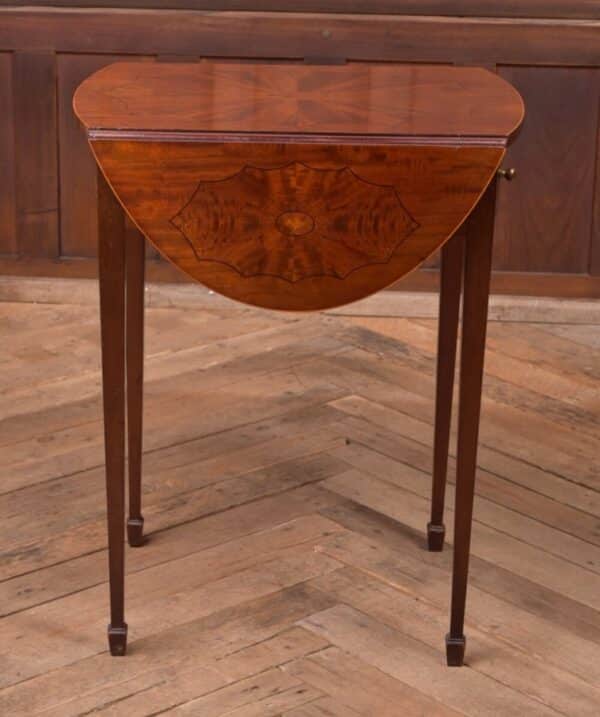 Edwardian Mahogany Drop Leaf Occasional Table SAI2251 Antique Furniture 8