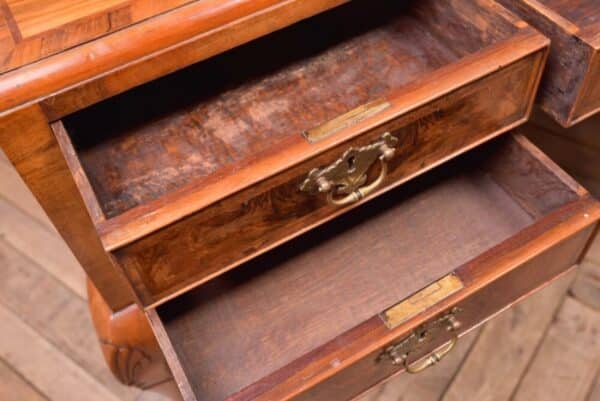 Wonderful Edwardian Figured Walnut Writing Desk SAI2050 - Image 16