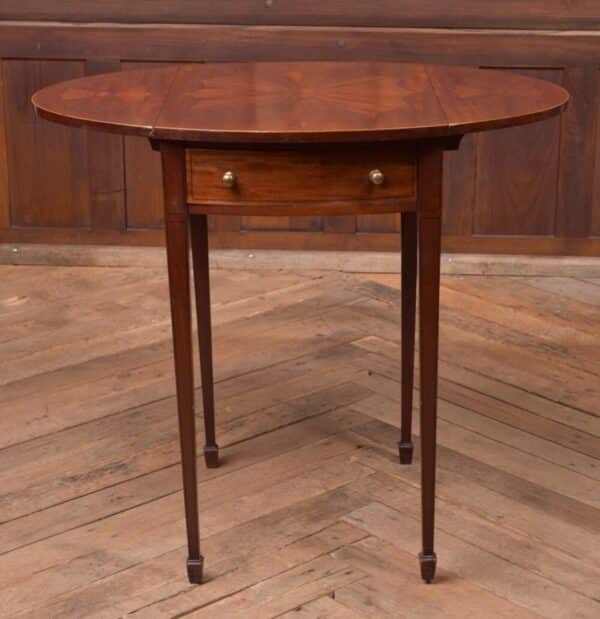 Edwardian Mahogany Drop Leaf Occasional Table SAI2251 Antique Furniture 9