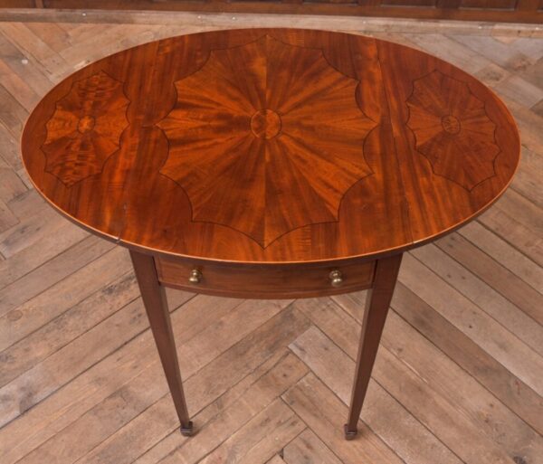 Edwardian Mahogany Drop Leaf Occasional Table SAI2251 Antique Furniture 10