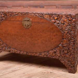 Superb 19th Century Carved Chinese Camphor Wood Box SAI2092 Antique Furniture