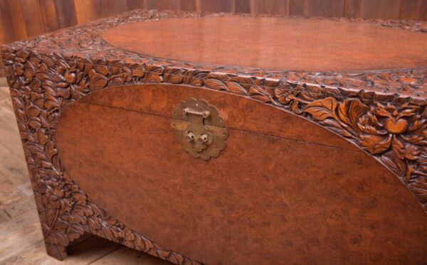Superb 19th Century Carved Chinese Camphor Wood Box SAI2092 - Image 2